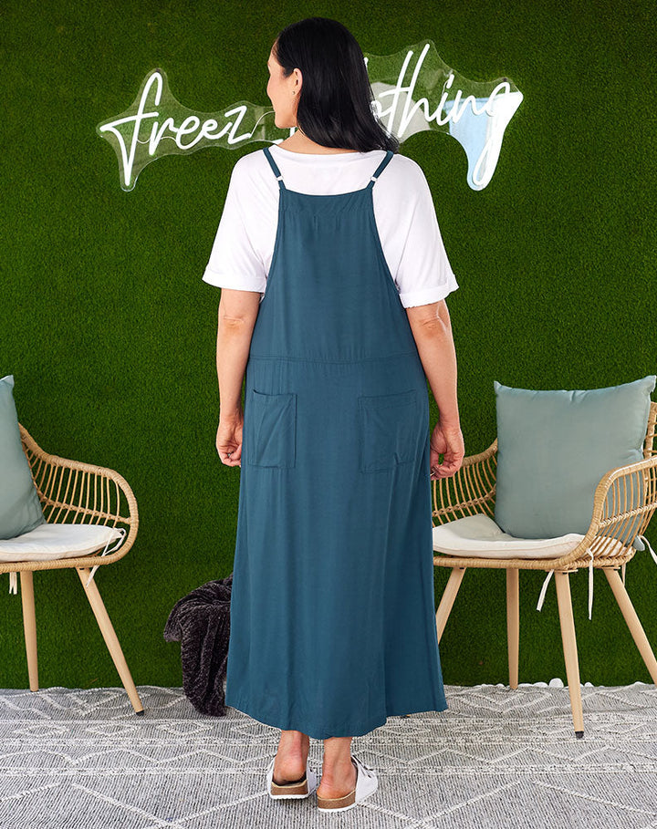 Apron Dress -Teal