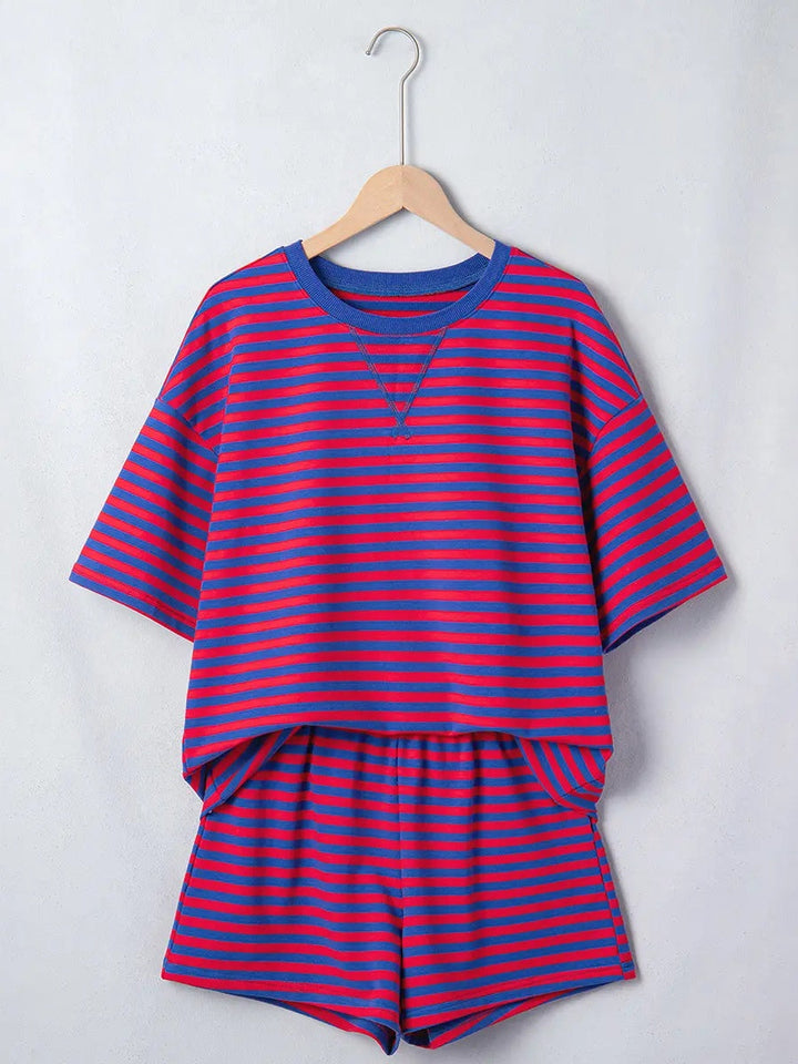 Women's Cozy 2-Piece Ribbed Shorts Set