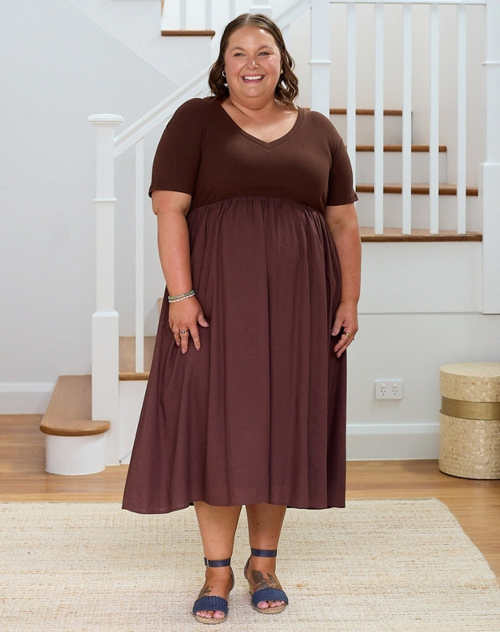 Ricki Dress - Chocolate
