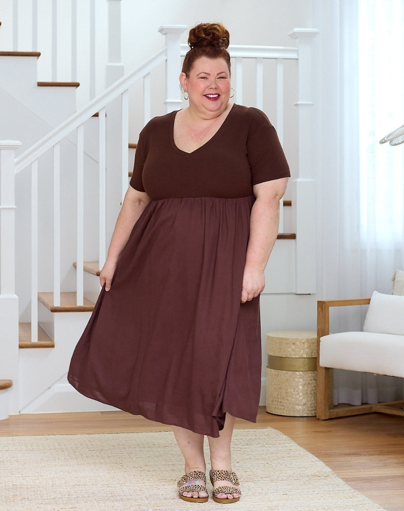 Ricki Dress - Chocolate