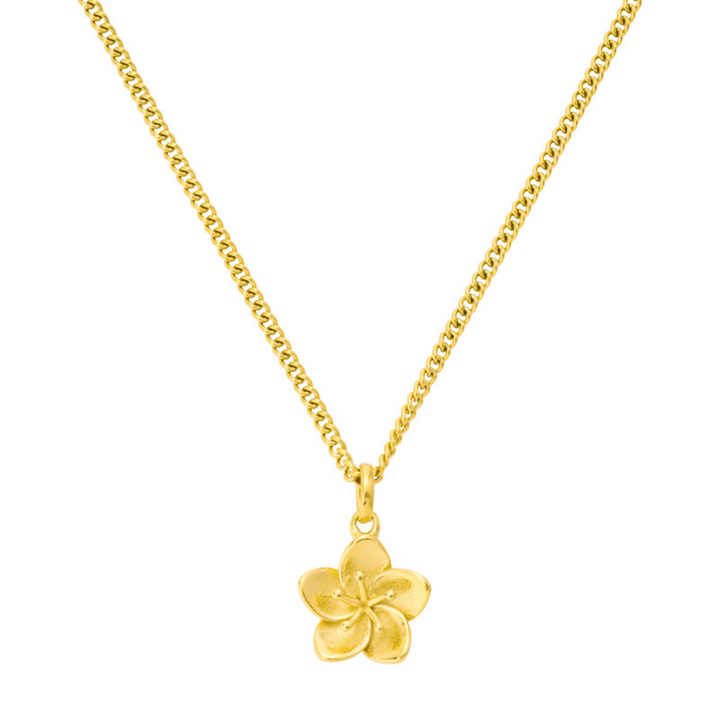 Hibiscus Flower Pendant Necklace